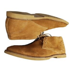 Frank Wright Totton Chukka Boots Mens US Size 11 Brown Suede Almond Toe Lace Up